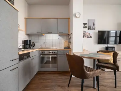 Ferienwohnung Müritzloge Waren Küchenzeile