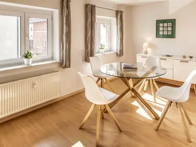 Ferienwohnung Jette Waren (Müritz) - Sitzecke mit Stil