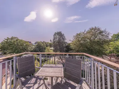 Altstadtapartment Carli Waren (Müritz) - Balkonblick mit  Lust auf die Müritz