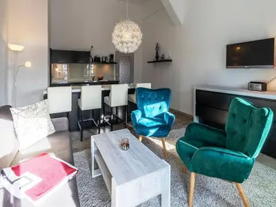 Ferienwohnung Kietz-Quartier Waren (Müritz) - Wohnzimmer