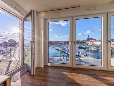 Ferienwohnung Hafenperle Hafenresidenz: Seeblick