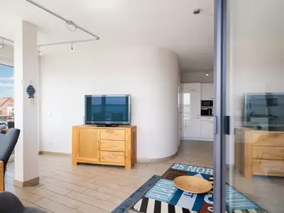 Panorama Suite Waren mit offen gestalteten Wohnbereich