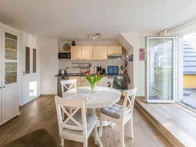 Ferienwohnung Kietz-Mole Waren (Müritz) - Küchen- und Essbereich