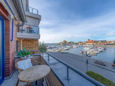 Ferienwohnung HafenLiebe Waren (Müritz) - der See - die Boote - Ferien mit Ausblick
