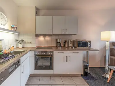 Ferienwohnung HafenLiebe Waren (Müritz) - Küche mit super Ausstattung