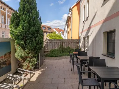Ferienwohnung Hafendomicil Kleines Meer Waren Sitzgelegenheit