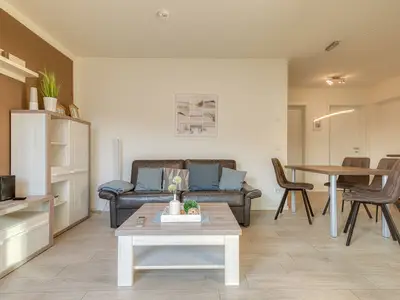 Ferienwohnung Müritztraum Wohnzimmer