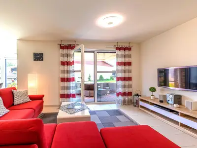 Ferienwohnung Leonie Hafenresidenz: Wohnzimmer