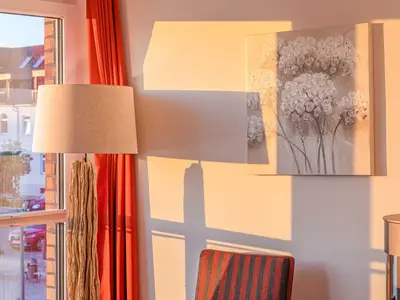 Ferienwohnung Müritzquartier No.13 Hafenresidenz: Wohnzimmer Detailansicht