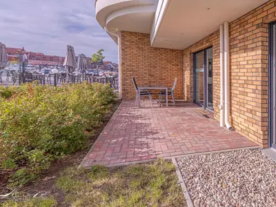 Ferienwohnung Atlantica Hafenresidenz Terrasse Hafenresidenz