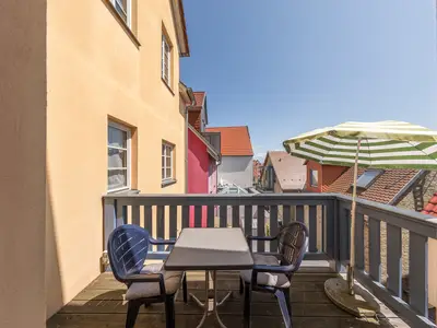 Ferienwohnung Blaue Kombüse Waren (Müritz) - mit Balkon
