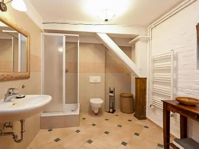 Ferienwohnung Gänseblume Waren (Müritz) - Badezimmer