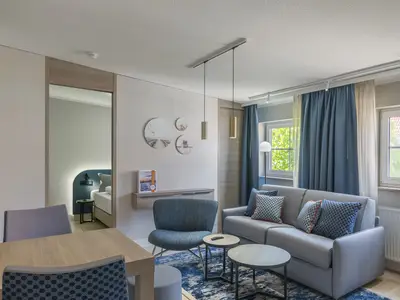 Ferienwohnung Hafendomicil MareMüritz Sofa
