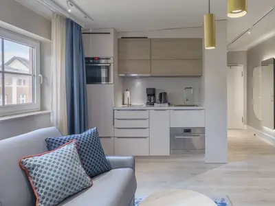 Ferienwohnung Hafendomicil MareMüritz Küchenzeile