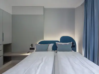Ferienwohnung Hafendomicil MareMüritz Schlafzimmer