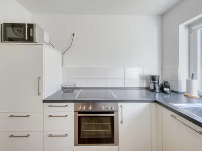 Ferienwohnung Eddi Blick auf die Küchenzeile