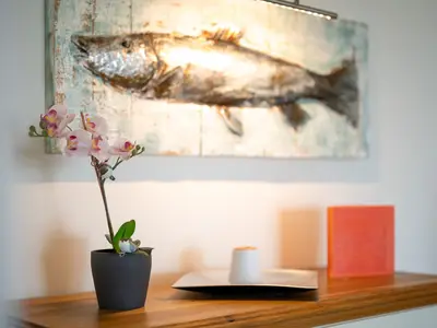 Ferienwohnung Fischotter Hafenresidenz Dekoratives Detail