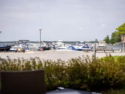Ferienwohnung Fischotter Hafenresidenz Ausblick auf den Hafen