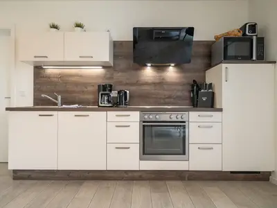 Ferienwohnung Müritztraum Hafenresidenz Moderne Küchenzeile