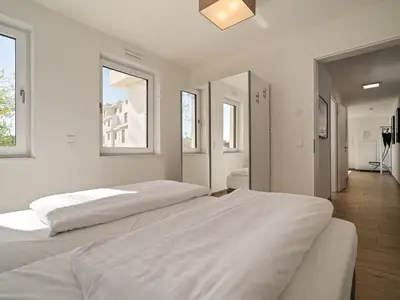 Ferienwohnung Müritz Utkiek Hafenresidenz Schlafzimmer