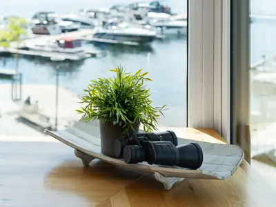 Ferienwohnung Panorama Suite Dekorationselement Fernglas