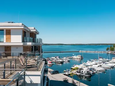 Ferienwohnung Wohlfühloase Hafenresidenz Waren (Müritz) - Dachterrasse