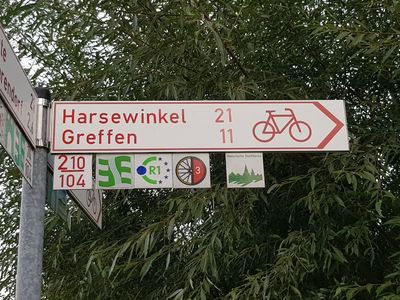 Wegweiser Radweg