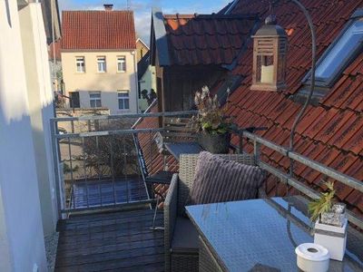 Der Balkon für schöne Stunden in der Sonne