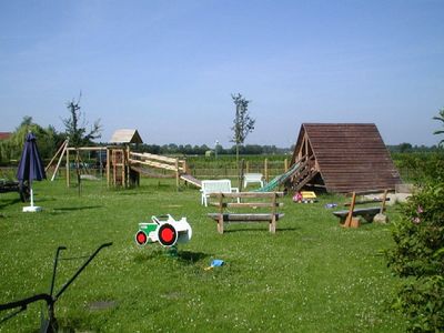 Spielpatz des Ferienhof Schwienhorst