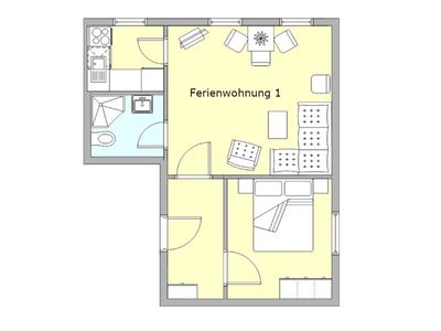 Ferienwohnung für 2 Personen (50 m²) in Warnemünde (Ostseebad) 9/10