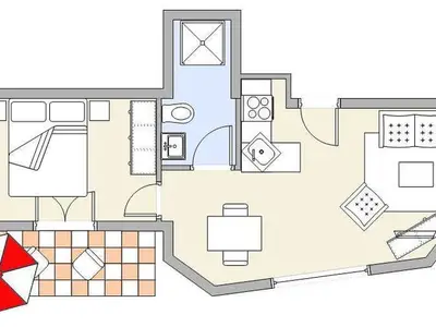 Ferienwohnung für 2 Personen (45 m²) in Rostock 8/10