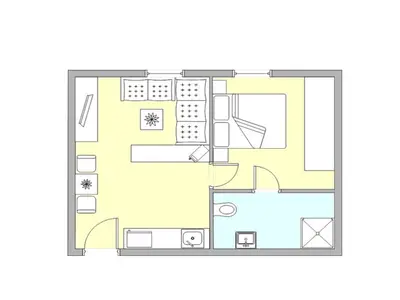 Ferienwohnung für 2 Personen (28 m²) in Rostock 10/10