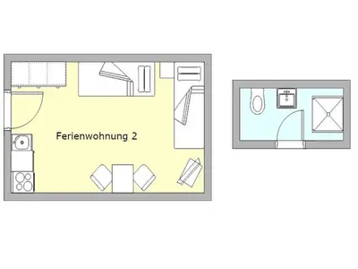 Ferienwohnung für 2 Personen (25 m²) in Rostock 6/10