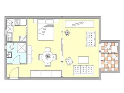 Ferienwohnung für 2 Personen (50 m²) in Rostock 5/10