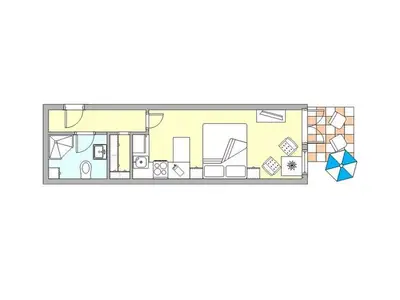 Ferienwohnung für 2 Personen (30 m²) in Rostock 9/10