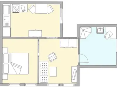 Ferienwohnung für 2 Personen (40 m²) in Rostock 8/10