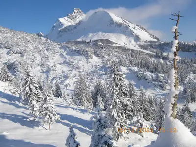 Romantische Winterlandschaft
