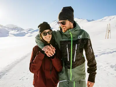 Winterwanderwege direkt vor der Hausütre