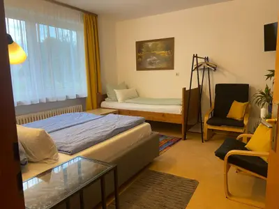 Schlafzimmer, FeWo-Grüne Weite