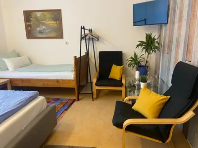 Schlafzimmer, FeWo-Grüne Weite