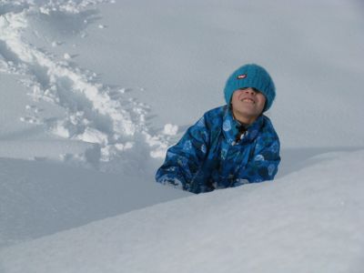 Spuren im Schnee