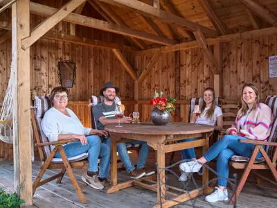 Überdachter Freisitz für jedes Wetter