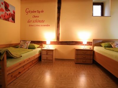 Schlafzimmer mit Einzelbetten