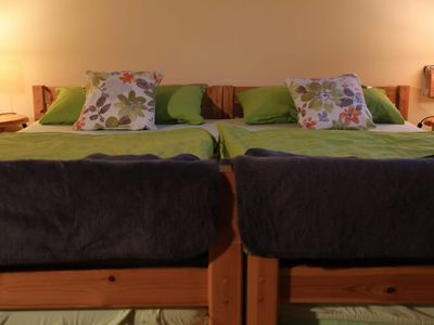 Schlafzimmer mit zusätzlicher Schlafcouch