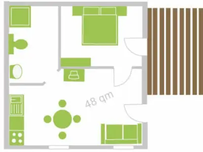 Ferienwohnung für 4 Personen (48 m²) in Weißenberg 7/10