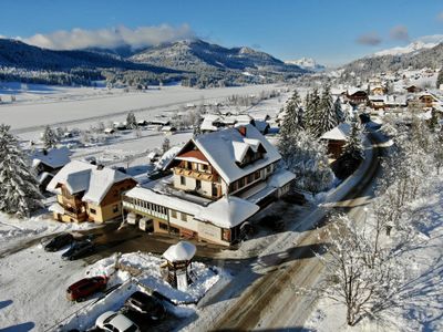 Ferienhaus Holzer Winter Panorama