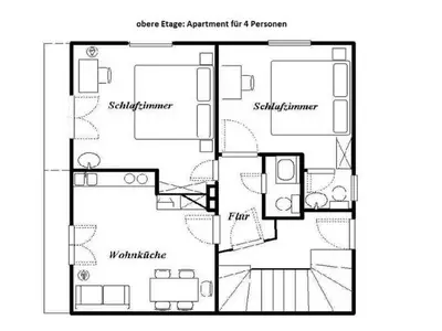 Ferienwohnung für 4 Personen (40 m²) in Weißensee 10/10