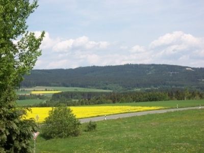 Blick vom Balkon