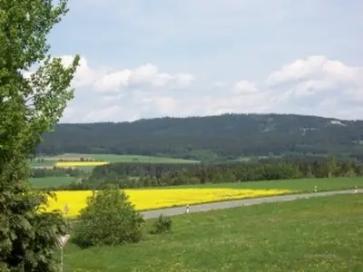 Blick vom Balkon