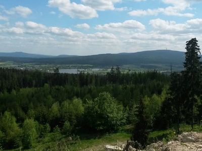 Blick vom Waldstein auf Weißenstadt